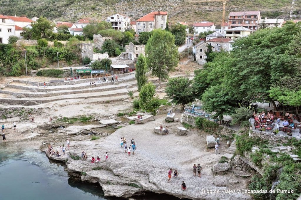 Vistas desde el Puente Viejo de Mostar