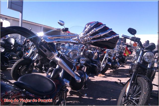 Las Harleys acompañan el GP de camiones de Madrid