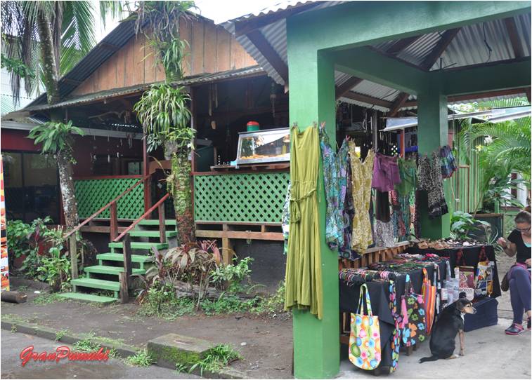 Tiendas y bares en Tortuguero