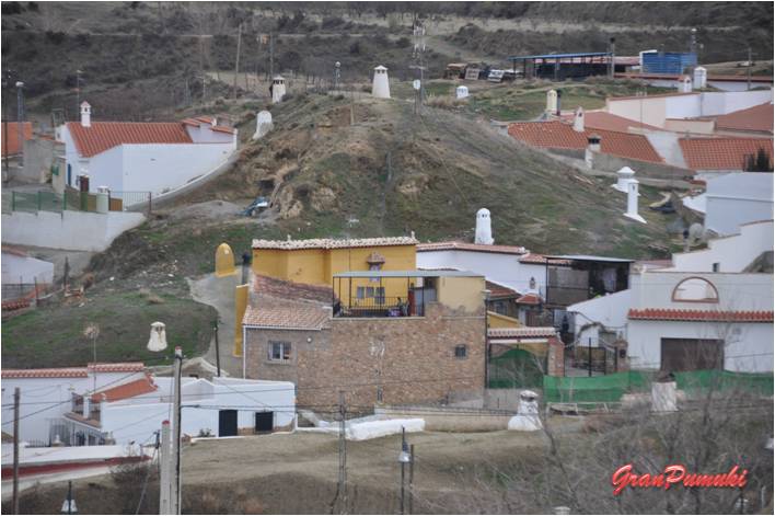 Barrio de las casas cueva de guadix