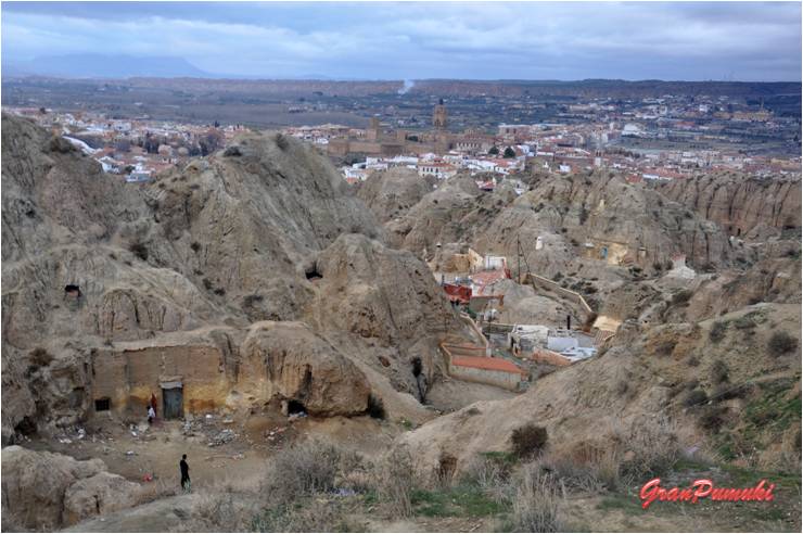 Barrio de las casas cueva de guadix