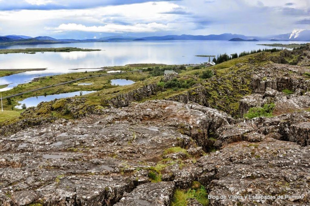 Þingvallavatn en el Parque Nacional de Thingvellir, Lago mas grande de Islandia