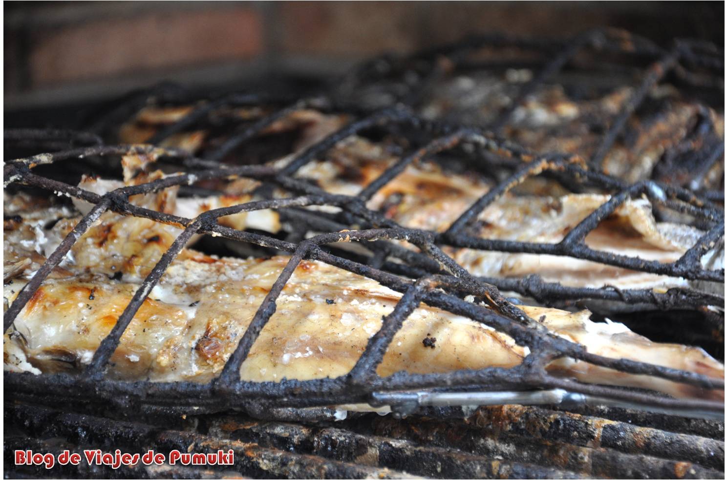 Pescado a la brasa en los restaurantes de Guetaria