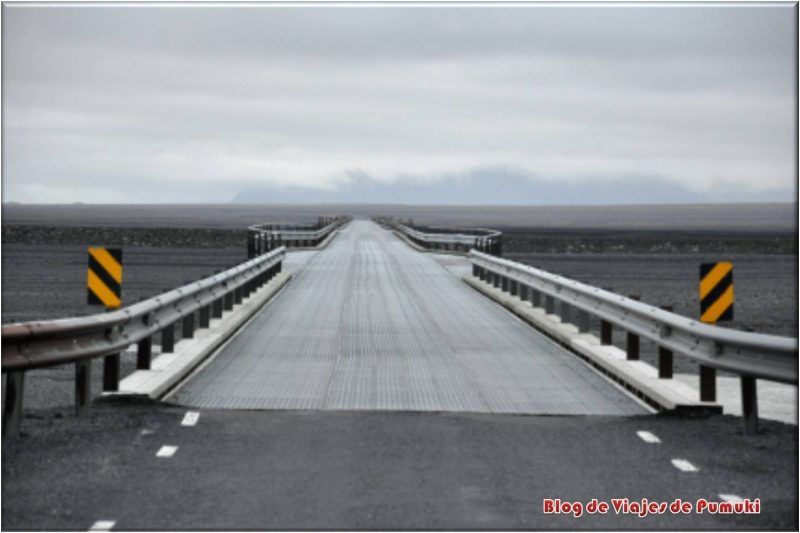Puentes de un carril en Islandia