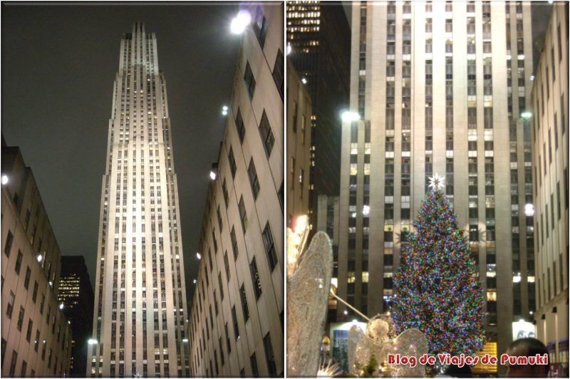 Patinar sobre hielo en el Rockefeller Center