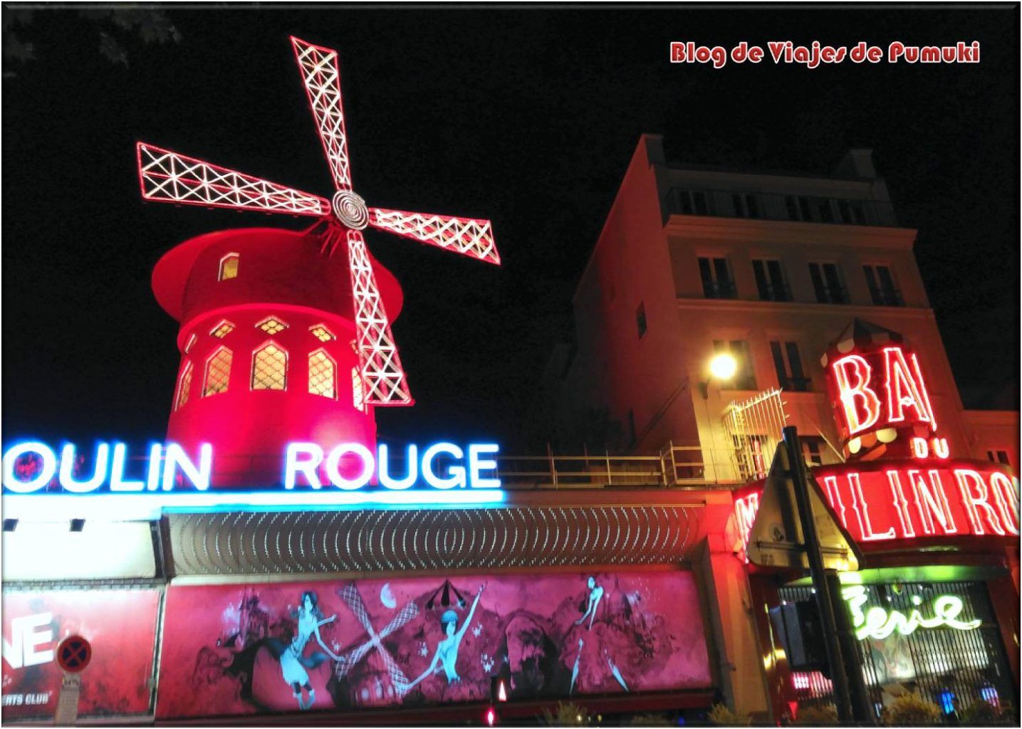 El Molino Rojo en Paris. Espectáculo de primer nivel