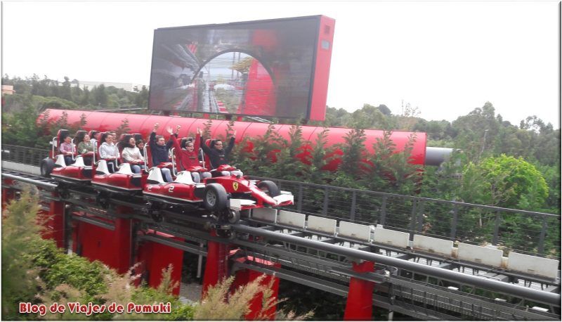 Tren de Red Force acelerando hasta a180Km/h