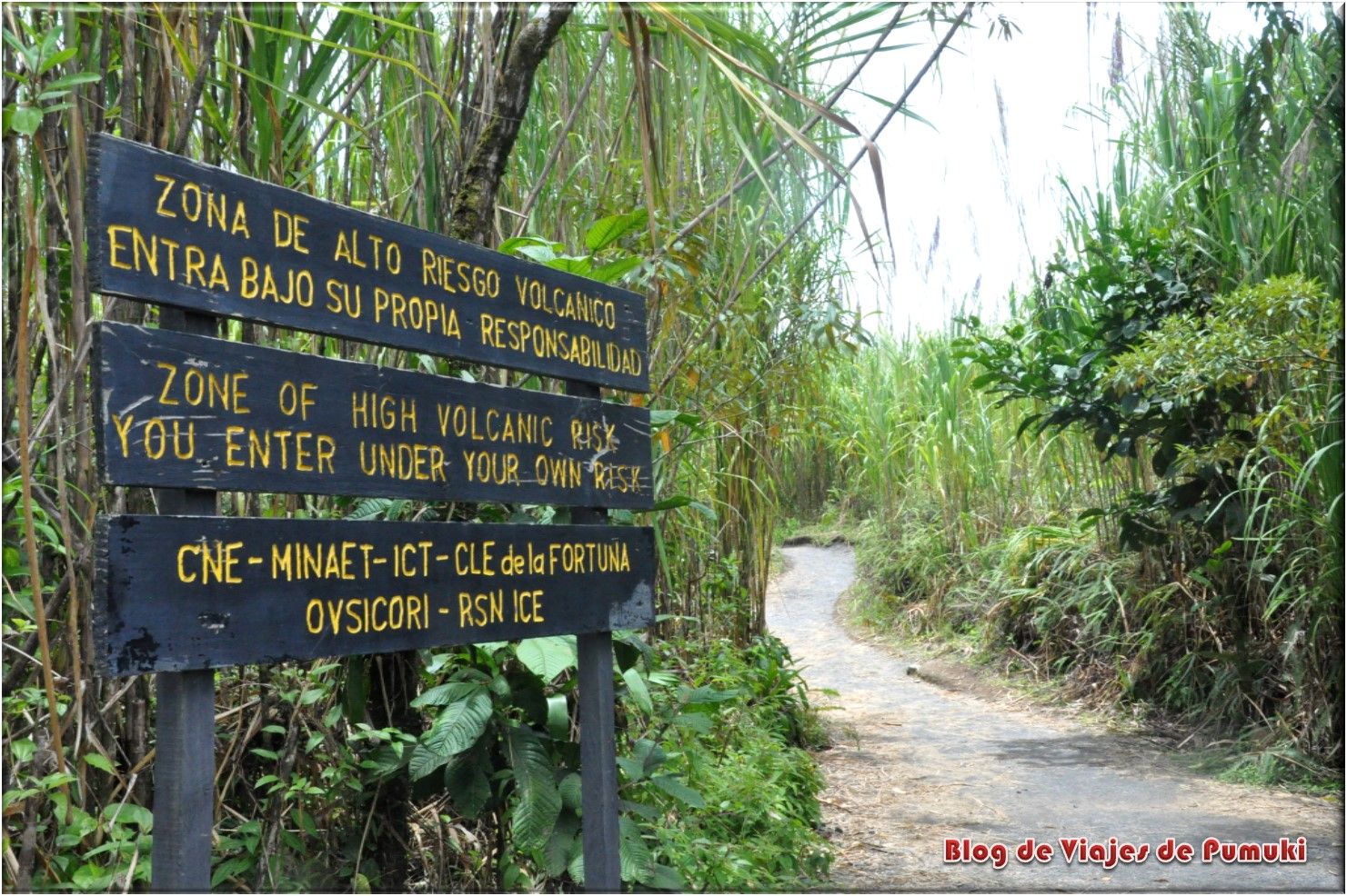 Senderos del Parque Nacional Volcán Arenal