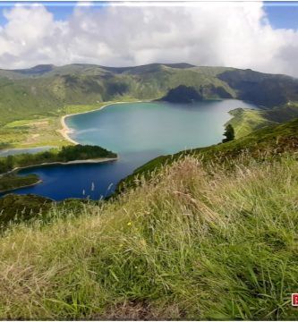 Lago de Fuego en San Miguel, Islas Azores