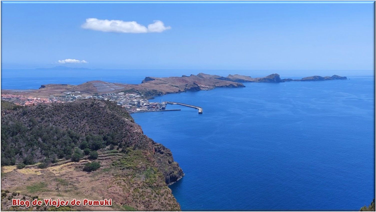 Punta de San Lorenzo en Madeira vista desde el mirador de Pico do Facho