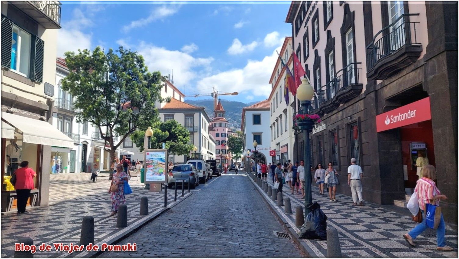 Calle céntrica de Funchal