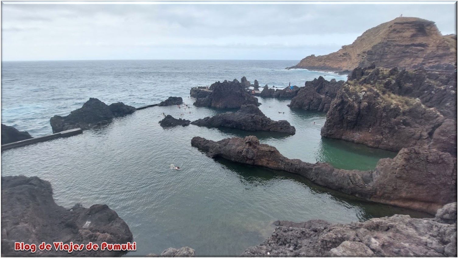 Piscinas Naturales municipales de Puerto Moniz, Madeira
