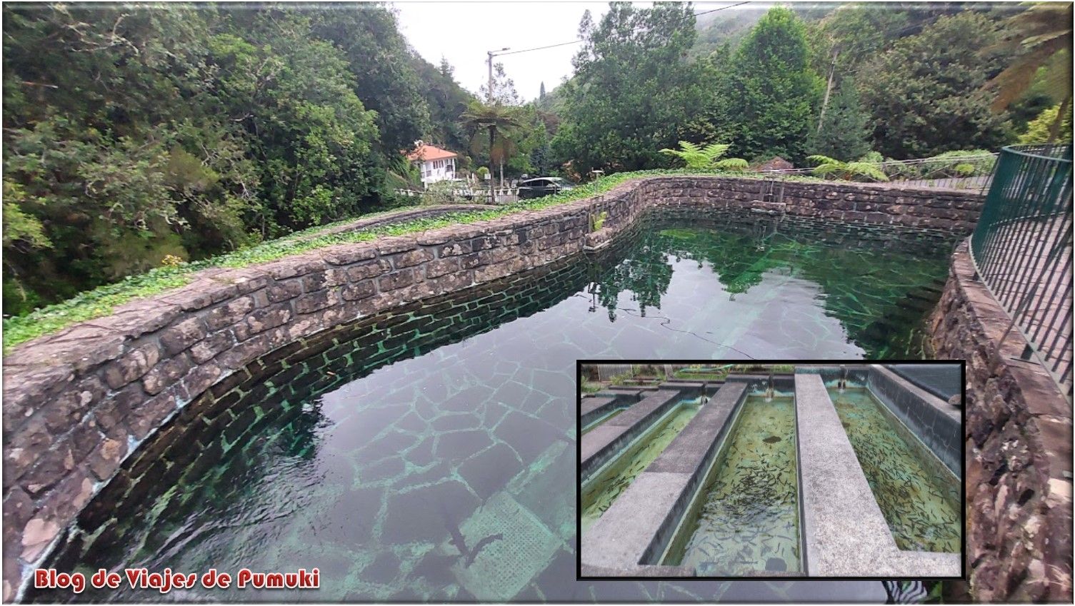 Piscifactoría de Ribeiro Frio en Madeira